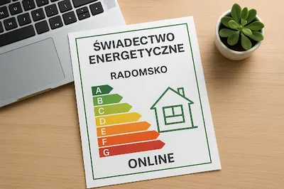 Świadectwa energetyczne, Projektowane charakterystyki, Audyty online/Radomsko